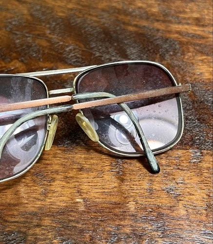 Safilo Elasta Eyeglass/Sunglass Frames Vintage 80s Aviator 150mm Italy 4