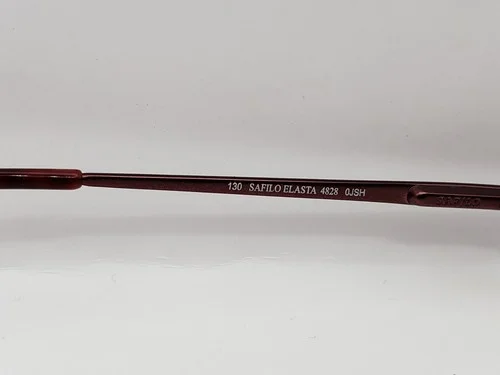 Safilo Elasta Stainless 4828 OJSH Rose Burgundy Eyeglass Frames Only 49-17-130 4