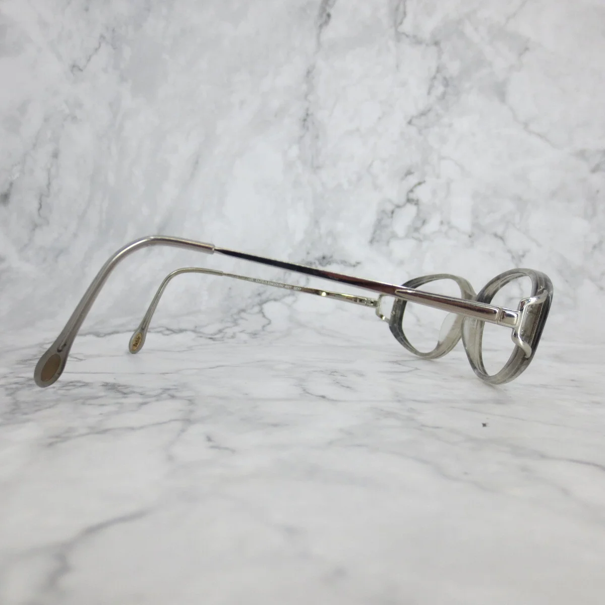 Safilo Emozioni 4027 0ZY7 Eyeglasses Gray Oval Full Rim Frames 51-14-125 3