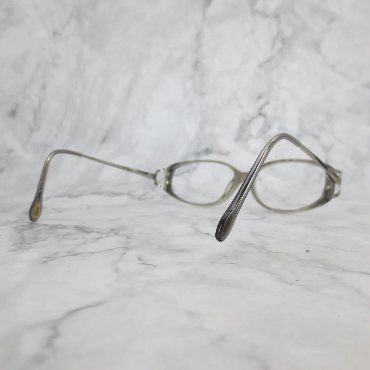 Safilo Emozioni 4027 0ZY7 Eyeglasses Gray Oval Full Rim Frames 51-14-125 4