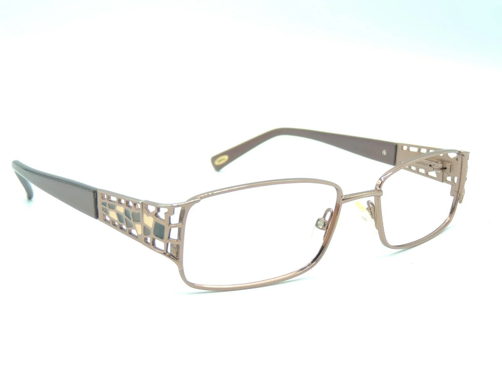 Safilo Emozioni 4342 Brown Eyeglass Frames 52 16 1