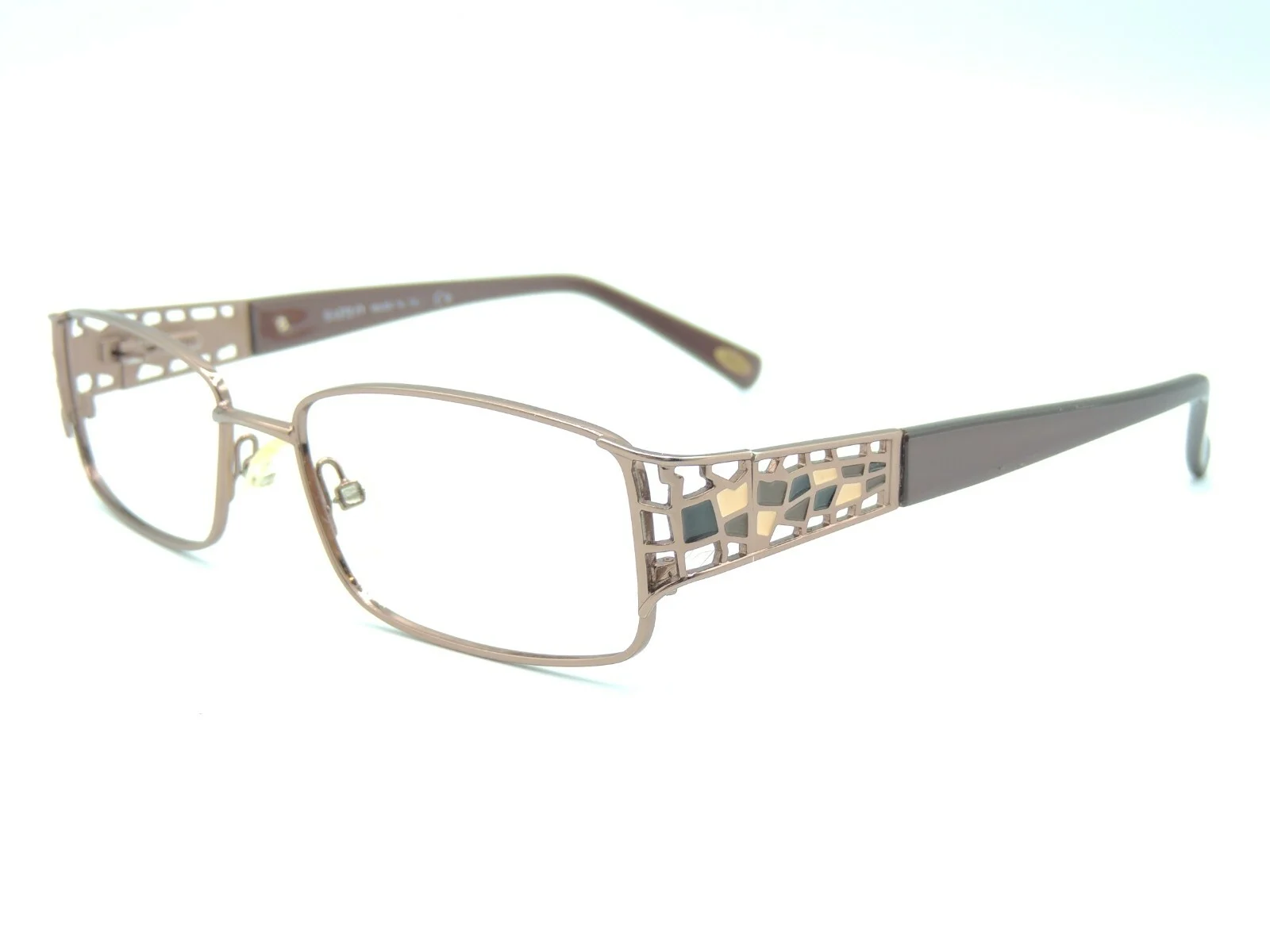 Safilo Emozioni 4342 Brown Eyeglass Frames 52 16 3