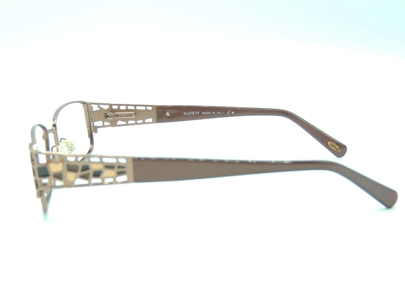 Safilo Emozioni 4342 Brown Eyeglass Frames 52 16 4