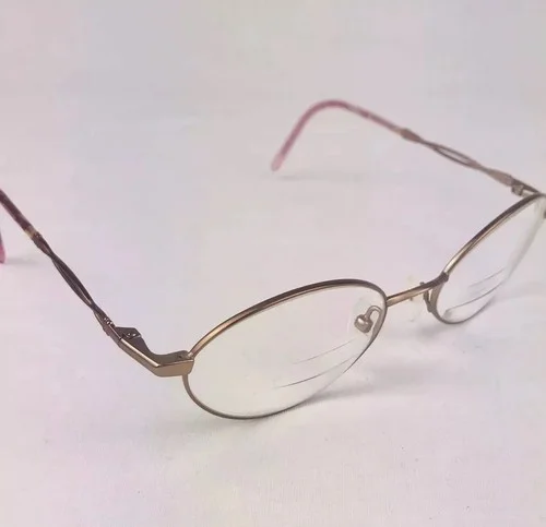 Safilo Emozioni Elasta Eyeglass Frames Metal Matte Rose Gold Pink 53-19-145 2