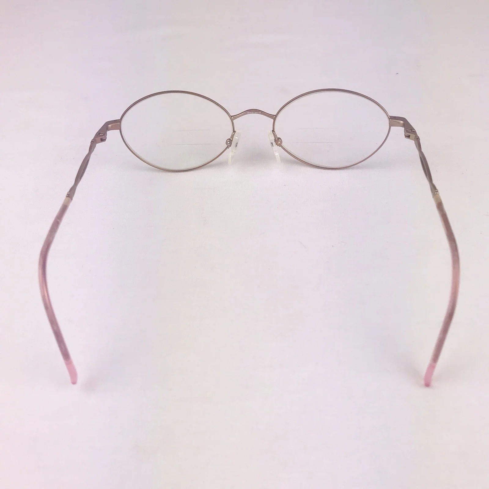 Safilo Emozioni Elasta Eyeglass Frames Metal Matte Rose Gold Pink 53-19-145 4