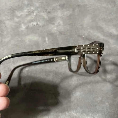 Safilo Emozioni eyeglasses Frames Only EM4041 DC6 130 52/14 Browns Sparkle Gold 4