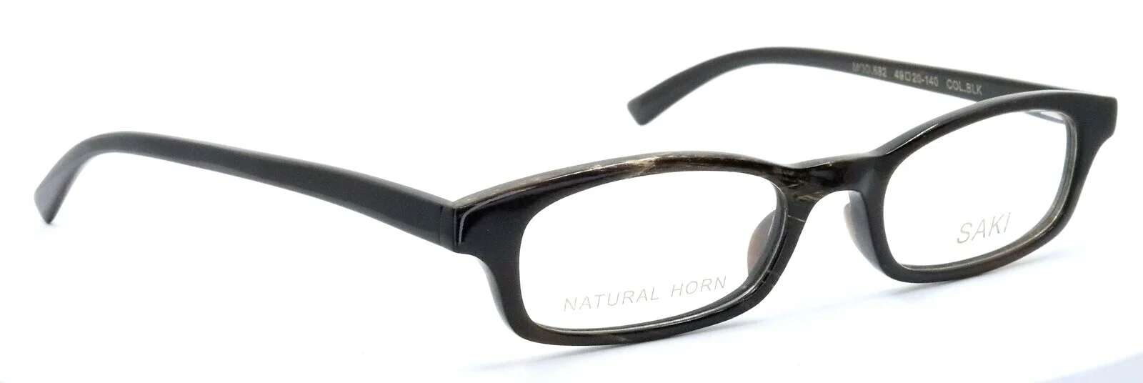 SAKI by MODO 682 BLK Black Rectangular Eyeglasses Frames 49-20-140 Japan 3