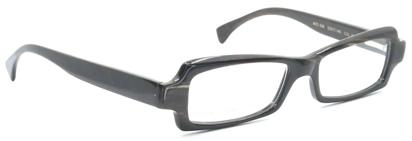 SAKI by MODO 696 Black Natural Horn Eyeglasses Frames 50-17-140 Japan 3