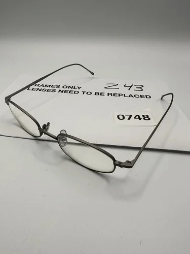 Saki Eyeglasses MOD.517 48 20 150 Gun Metal Round Full Rim Frames Only