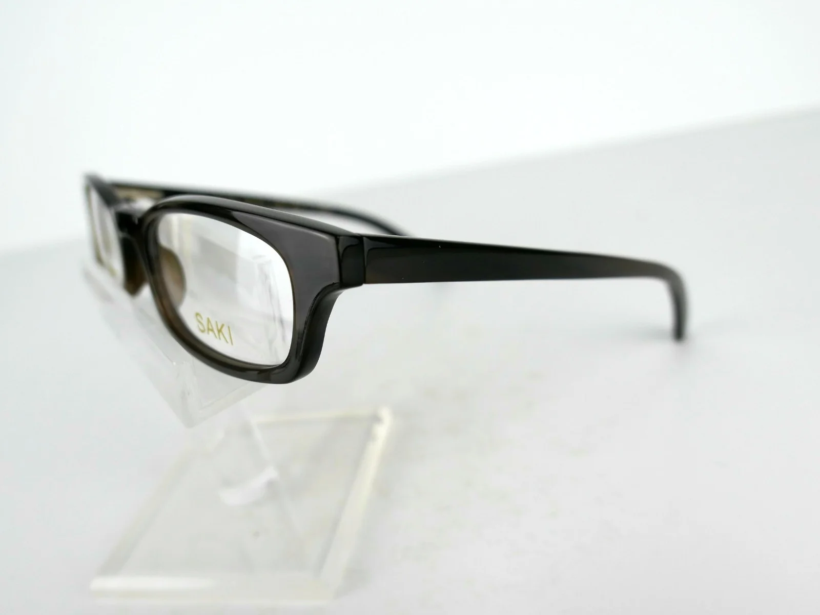 Saki Mod. 682 (BWN) Brown Natural Horn 50 x 19 140 mm Eyeglass Frames 4