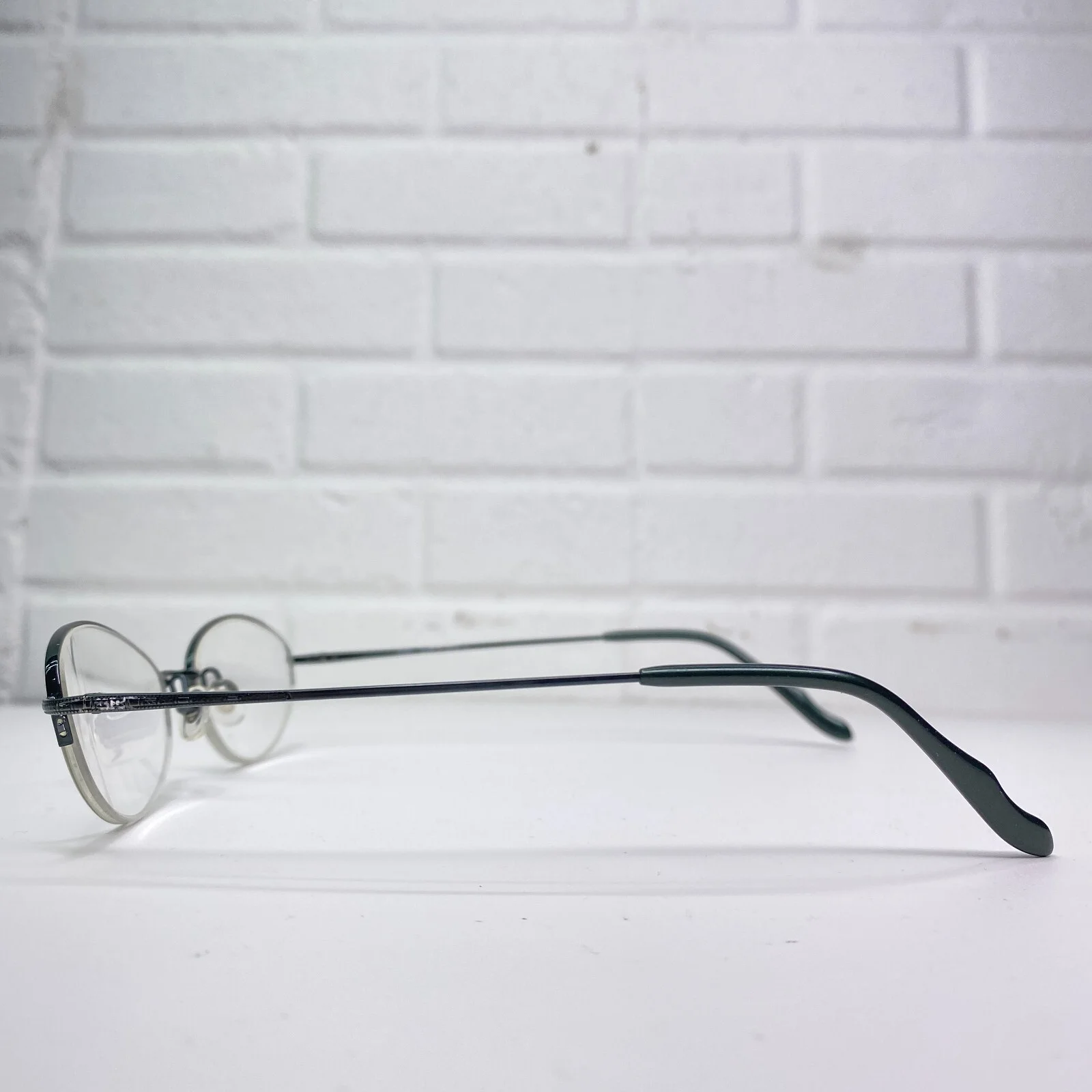 Saki Mod.692 Eyeglasses Frames Half Rim Womens Black 50-19-140 21665 3
