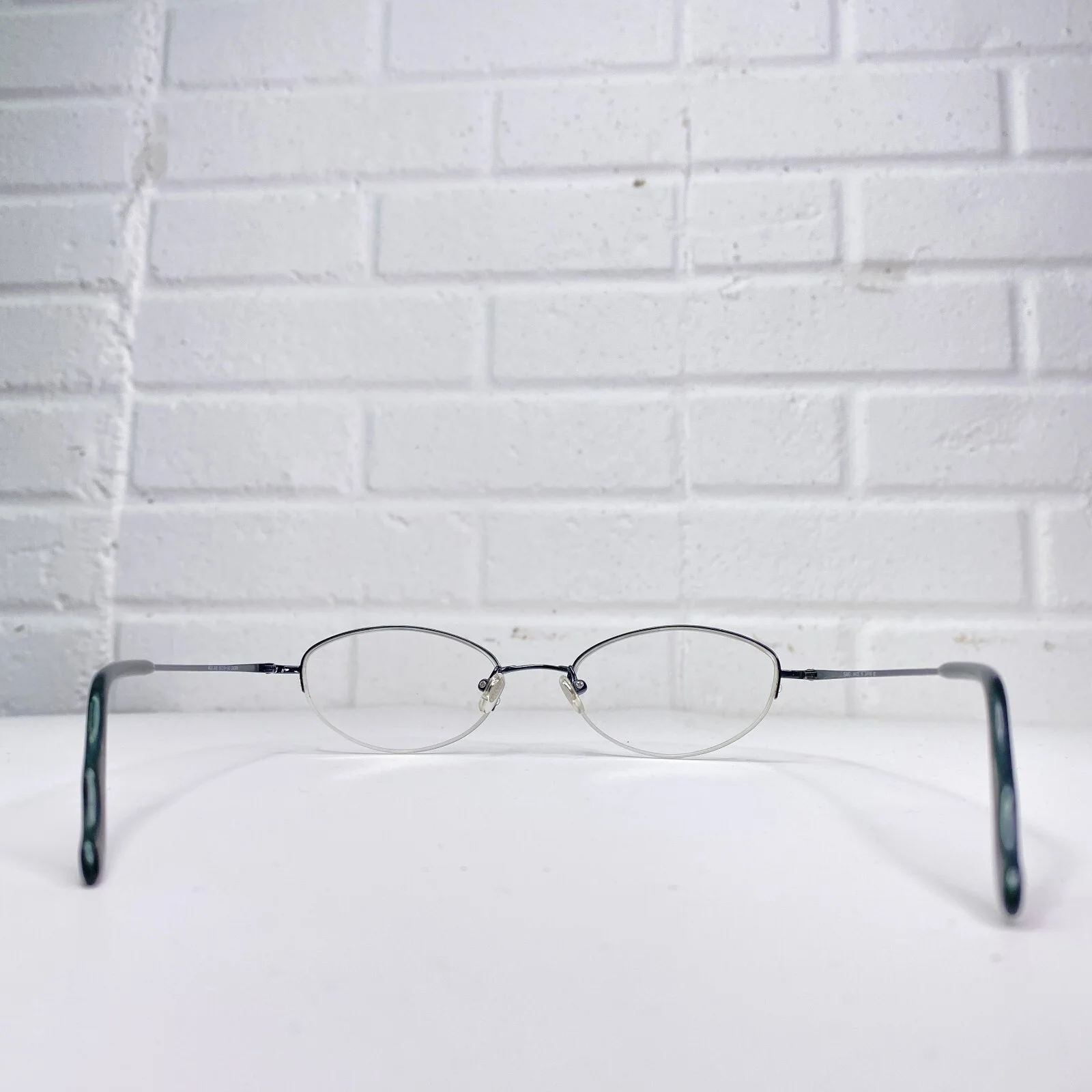 Saki Mod.692 Eyeglasses Frames Half Rim Womens Black 50-19-140 21665 4