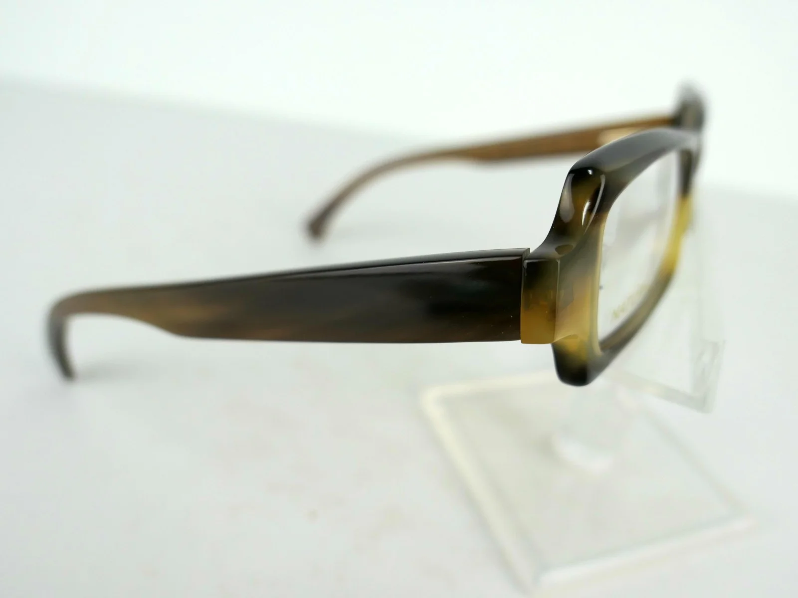 Saki Mod. 696 (BGE) Beige Natural Horn 50 x 17 140 mm Eyeglass Frames 2