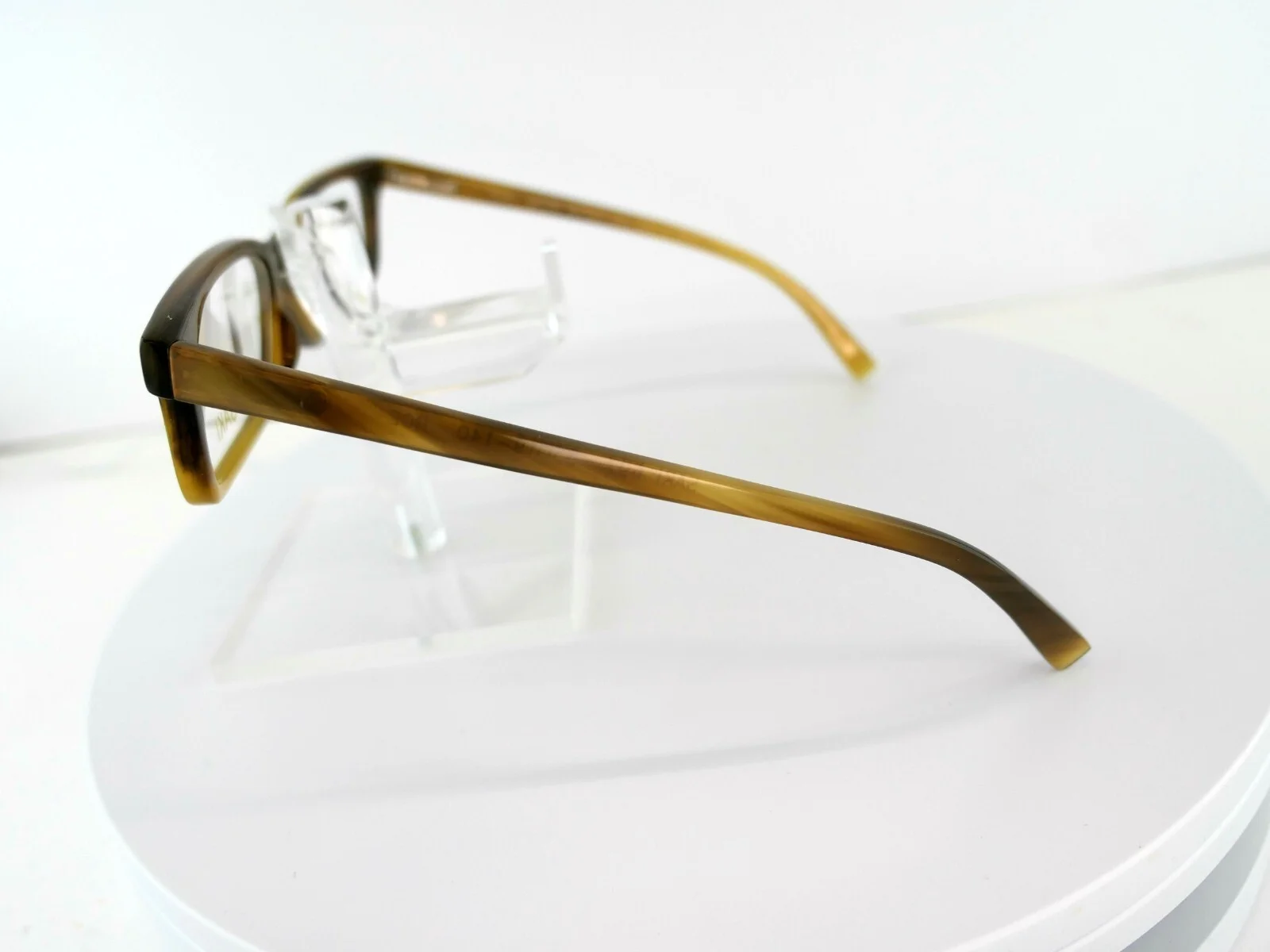 Saki Mod. 697 (BGE) Beige NATURAL HORN 53-19-140 Eyeglass Frames 3