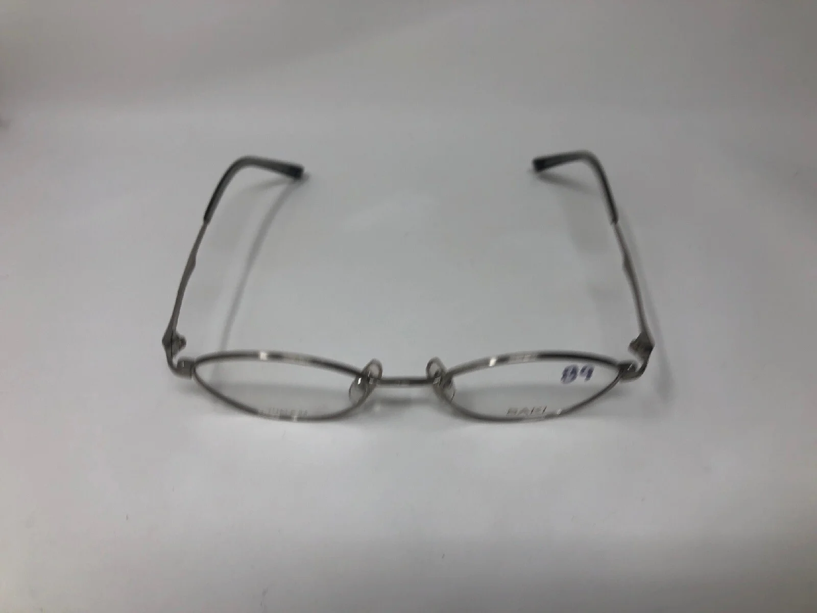 SAKI MOD688 TITANIUM Eyeglasses Frame Japan 49-19-140 Light Silver/Black DF60 2