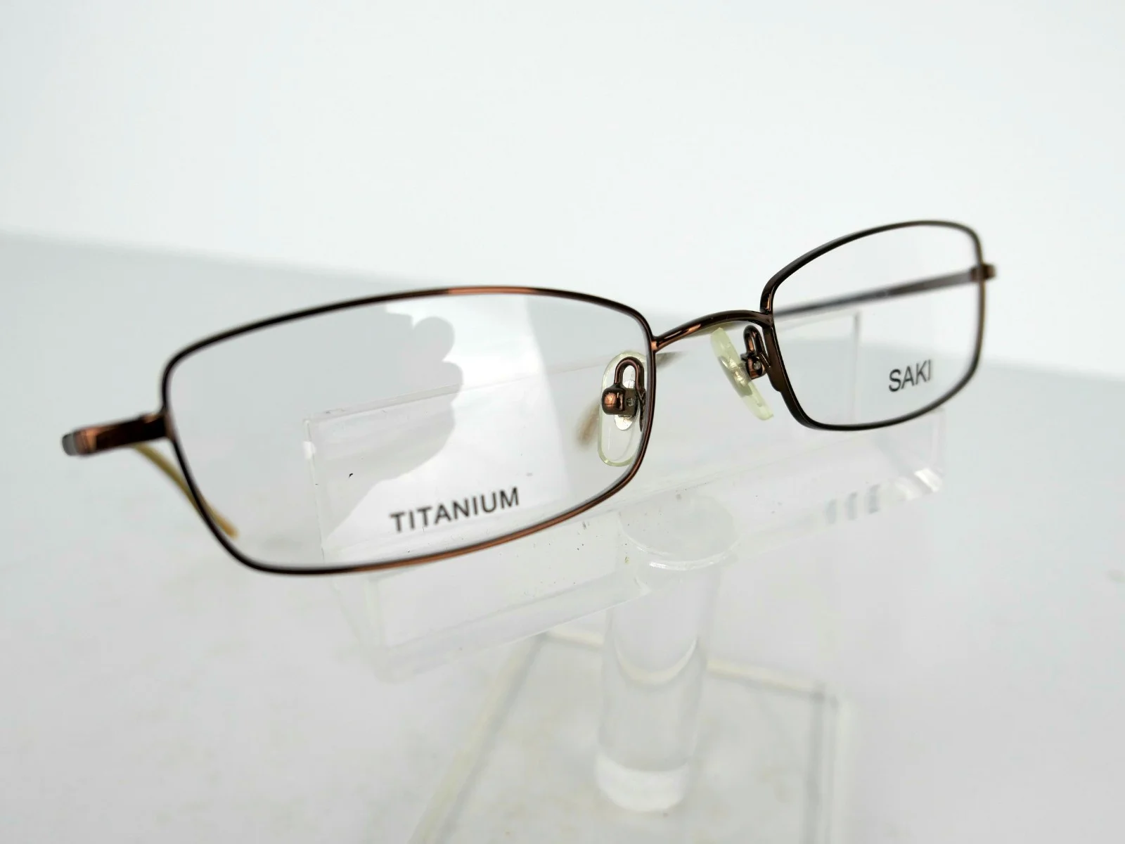 Saki TITANIUM Mod. 695 (SBWN) Soft Brown 51-18-140 mm Eyeglass Frames