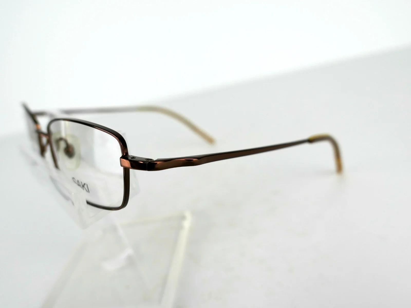 Saki TITANIUM Mod. 695 (SBWN) Soft Brown 51-18-140 mm Eyeglass Frames 4