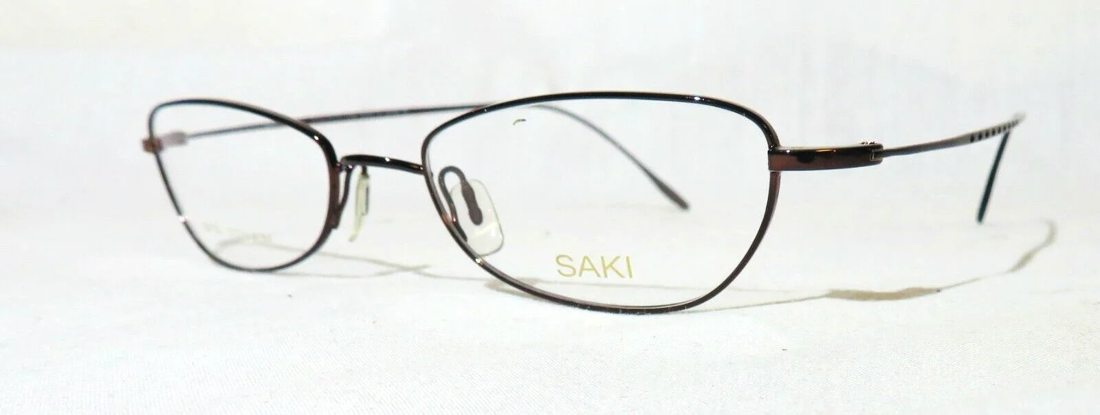 Saki TITANIUM Mod. 700 Brown 50-18-142 Eyeglass Frames, NEW eyewear glasses
