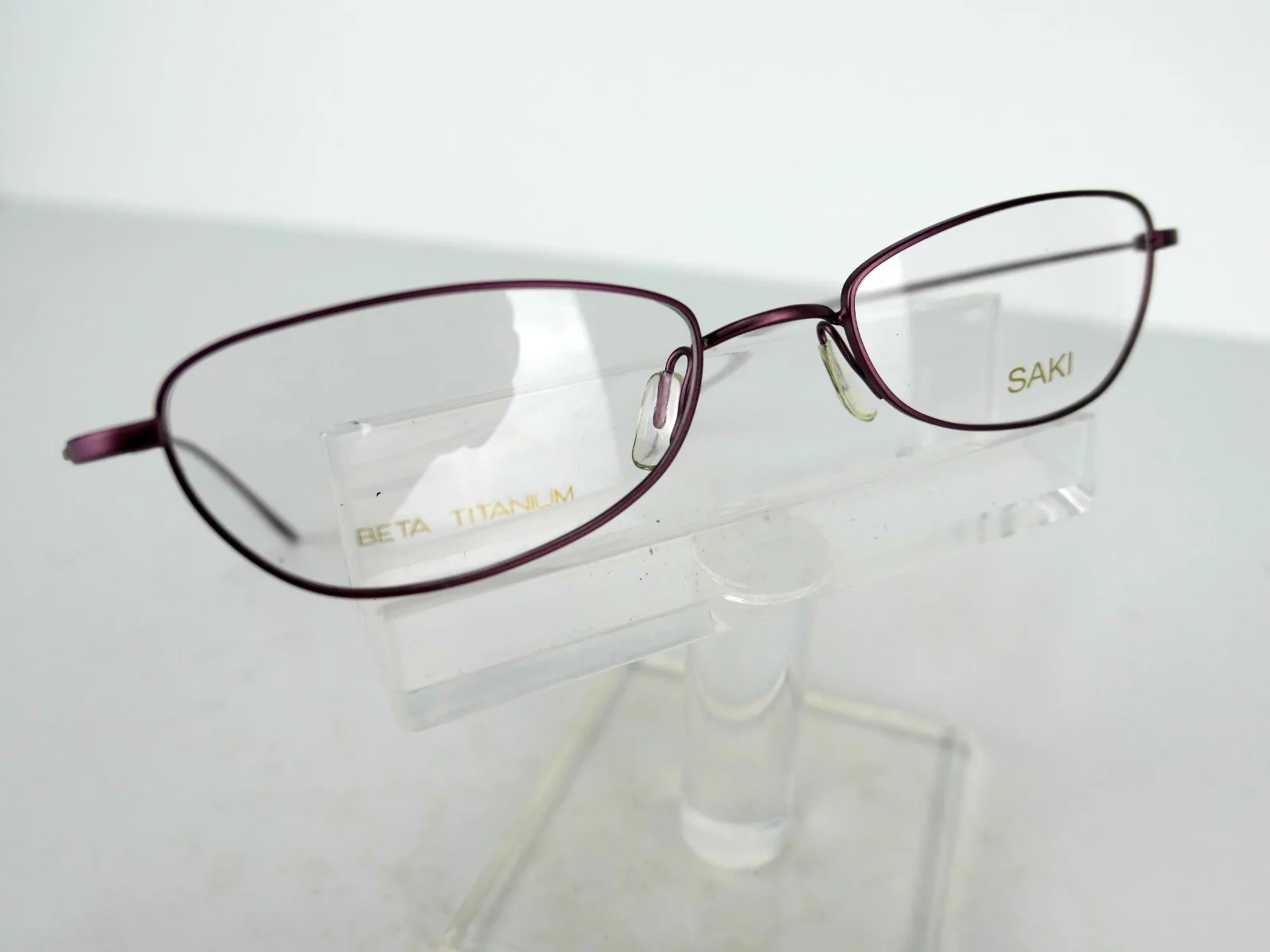 Saki TITANIUM Mod. 700 (MPLUM) Matt Plum 50 x 18 142 mm Eyeglass Frames