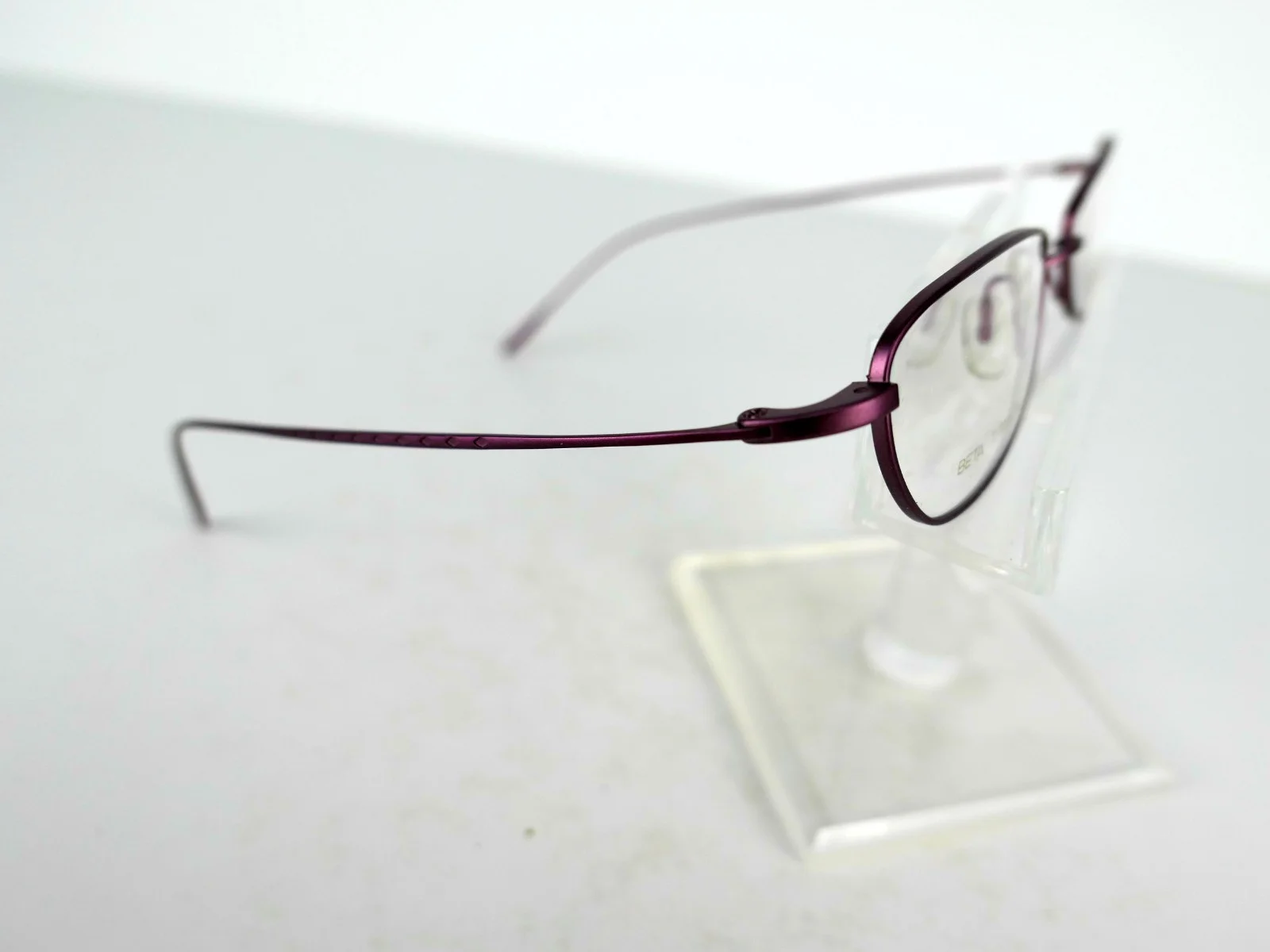 Saki TITANIUM Mod. 700 (MPLUM) Matt Plum 50 x 18 142 mm Eyeglass Frames 2