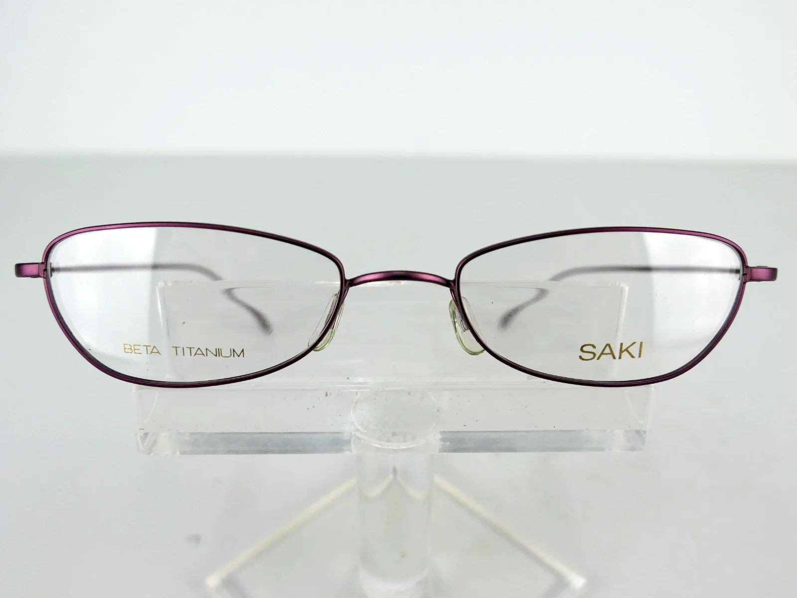 Saki TITANIUM Mod. 700 (MPLUM) Matt Plum 50 x 18 142 mm Eyeglass Frames 3