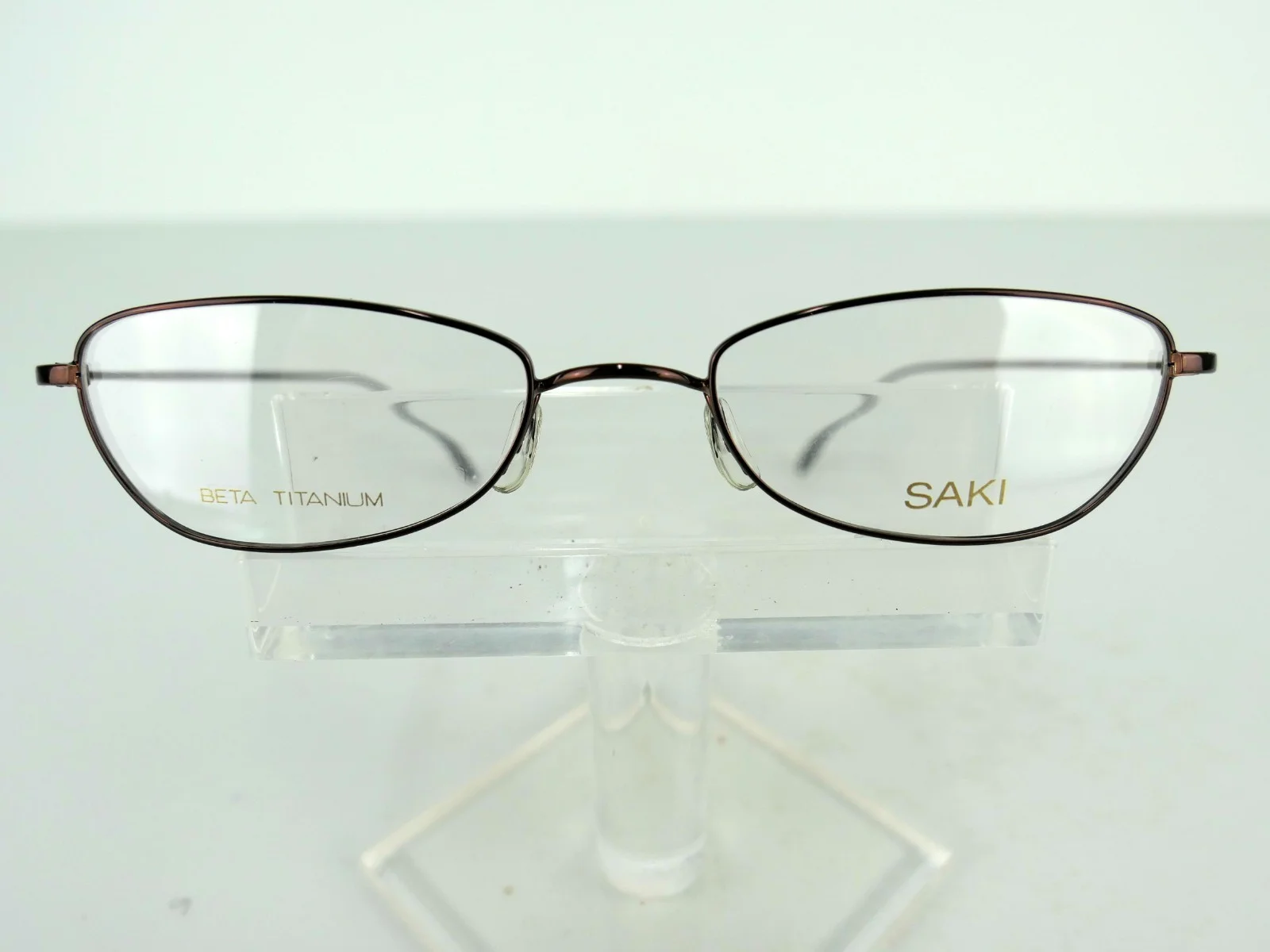 Saki TITANIUM Mod. 700 (SBWN) Satin Brown 50 x 18 142 mm Eyeglass Frames 3