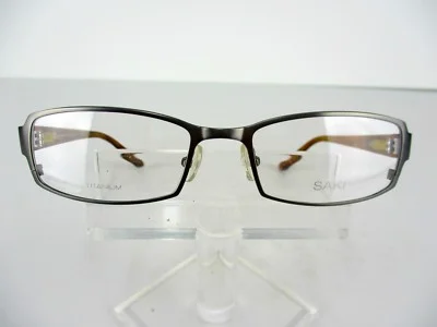 Saki TITANIUM Mod. 902 (BSIL) Brushed Silver 53 x 18 140 mm Eyeglass Frames 3