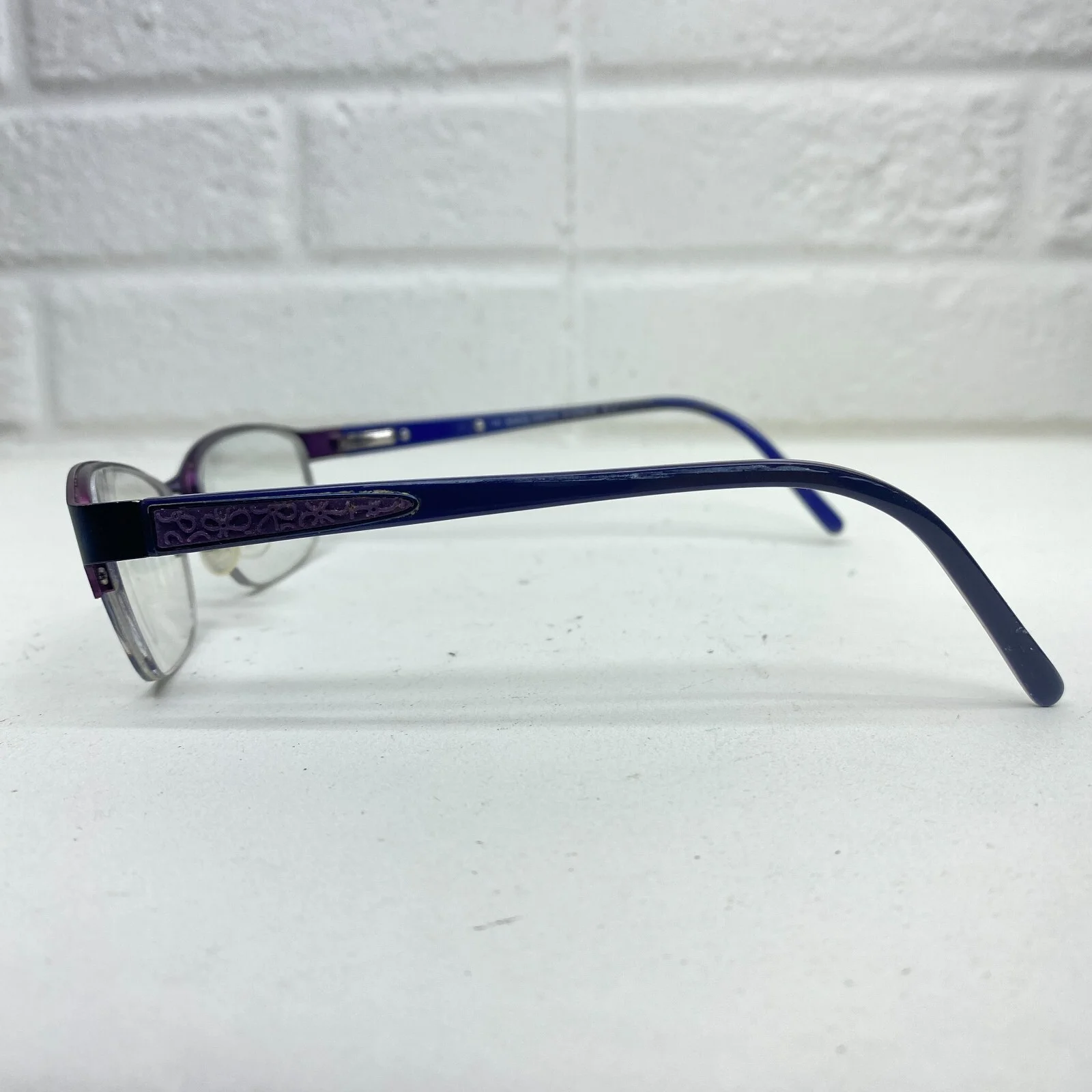Saks Fifth Avenue 253 0DA4 Womens Eyeglasses Frames Purple 54-17-135 17676 2