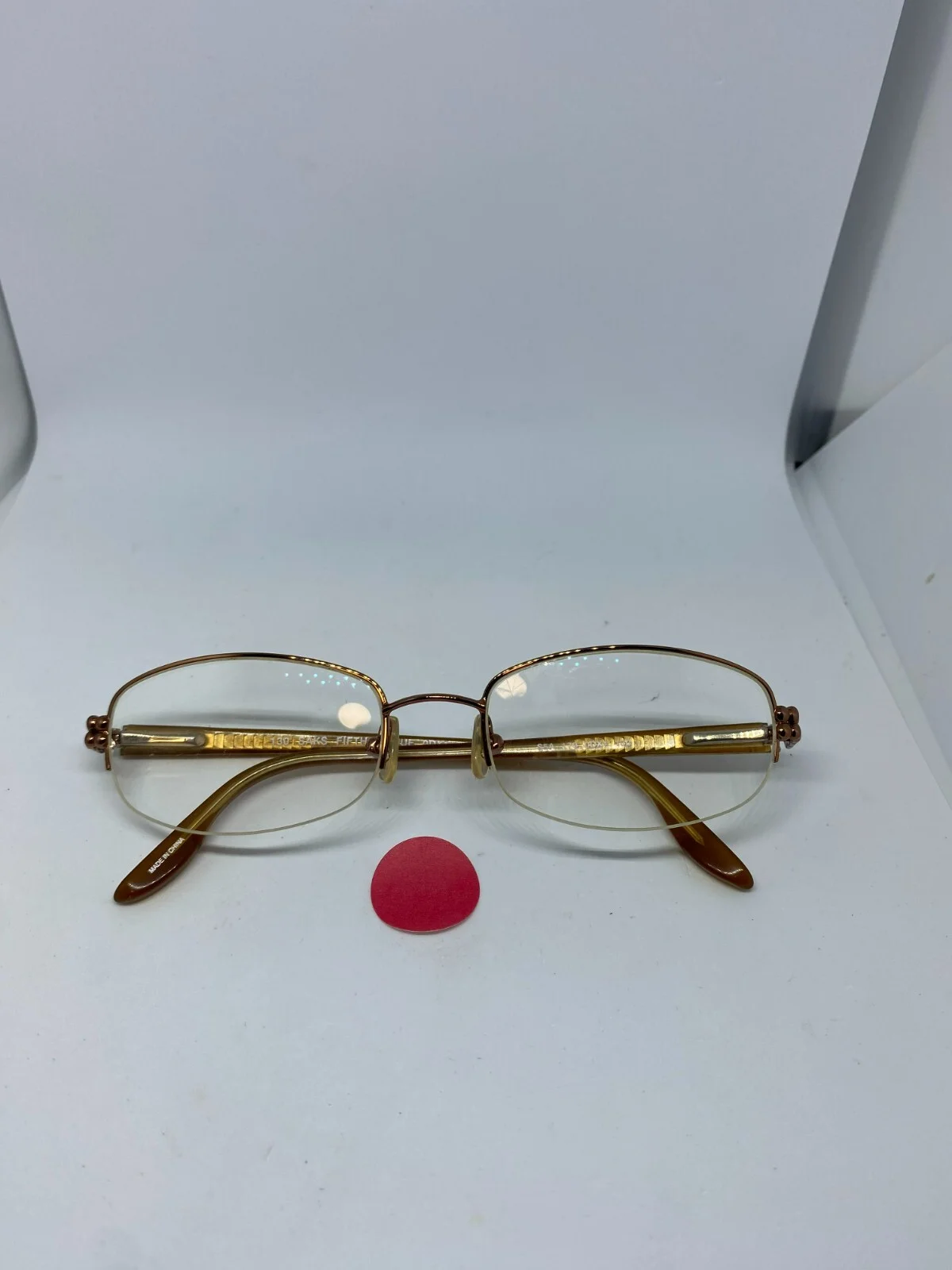 Saks Fifth Avenue Eyeglass Frames 0DX1 S5A 179 Half Rim 51-18 130