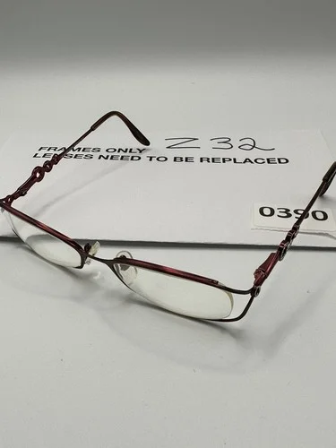 saks fifth avenue eyeglass Frames S5A 201 TY3 50 17 130 Red Oval