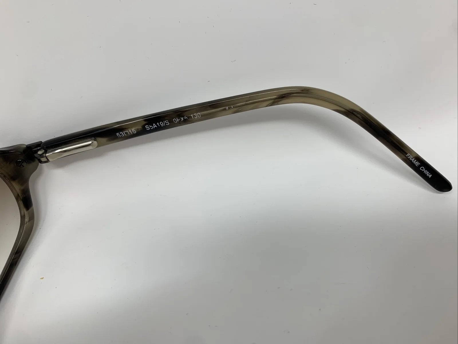 Saks Fifth Avenue Eyeglasses Frames S5A19/S 0FX5 53-15-130 Grey Full Rim WO42 4