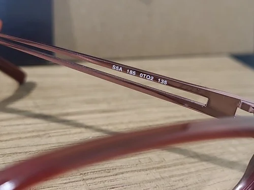 Saks Fifth Avenue S5A 185 OTQ2 Pink Diamond Eyeglasses Frames 54-16-135 3