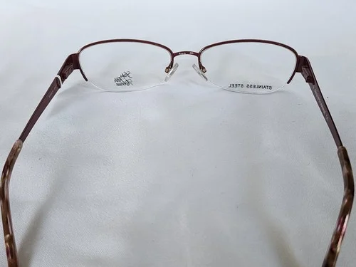 Saks Fifth Avenue, Saks270 0TF7, Brown Womens Semi-rimless Eyeglass Frame NEW 3