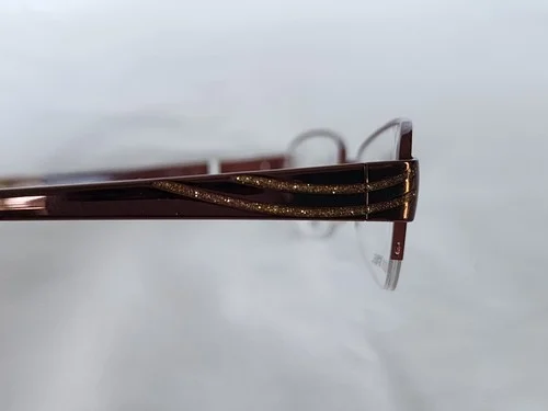 Saks Fifth Avenue, Saks270 0TF7, Brown Womens Semi-rimless Eyeglass Frame NEW 4