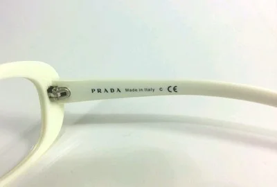 SALE!! PRADA EYEGLASSES VPR 21R 7S3-1O1 White 53/19/140 FREE SHIPPING! 4