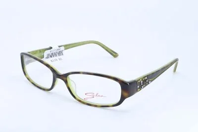Salsa SA4003 Tortoise-Green Browline Women Full Rim 53-16-140 Eyeglasses Frames