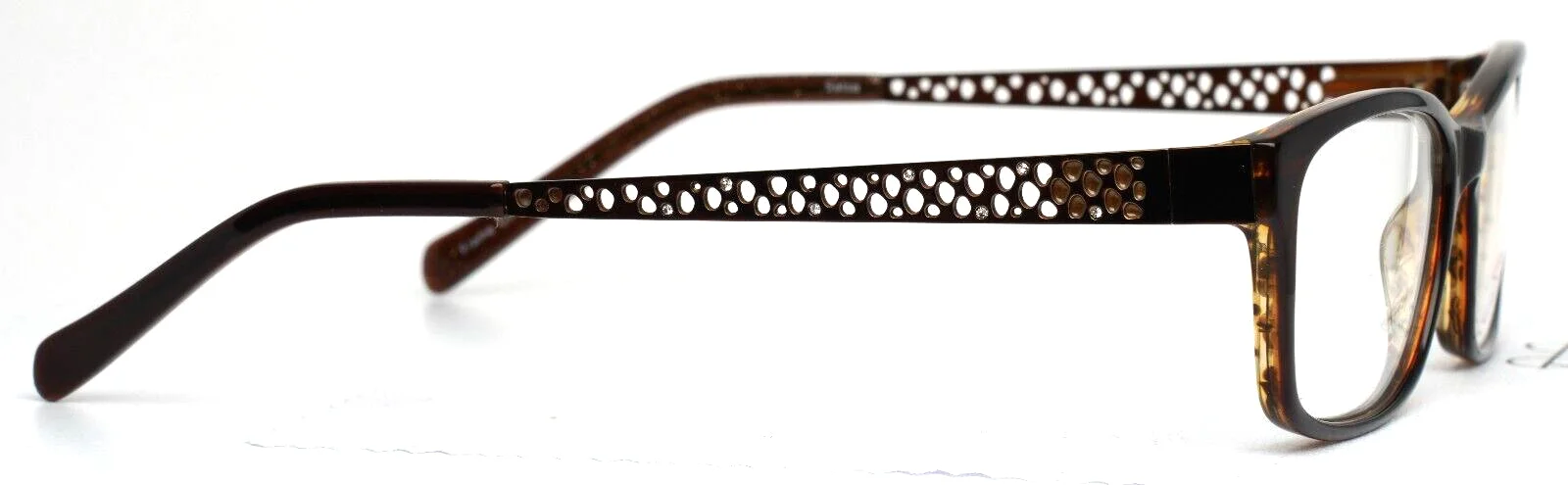 SALSA SA5004 BR Brown Womens Rectangle Full Rim Eyeglasses 52-15-135 B:32 4