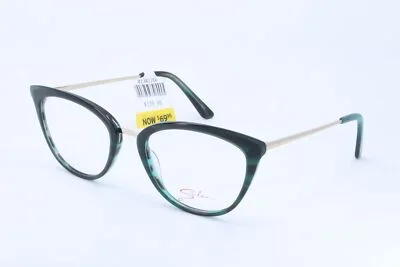 Salsa SA8006 Emerald Cat Eye Women Full Rim 51-19-135 Eyeglasses Frames