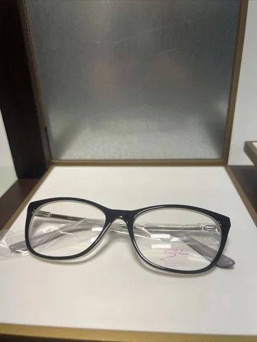 Salsa SA8007 Eyeglasses Black/White Full Rim Rectangular Frame 53-16-140