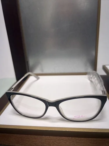 Salsa SA8007 Eyeglasses Black/White Full Rim Rectangular Frame 53-16-140 3