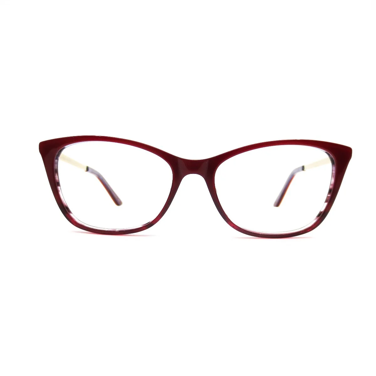 Salsa SA8007 Eyeglasses RD Red Gold Full Rim Rectangular Frame 53-16-140