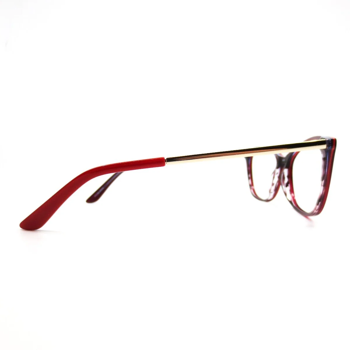 Salsa SA8007 Eyeglasses RD Red Gold Full Rim Rectangular Frame 53-16-140 3