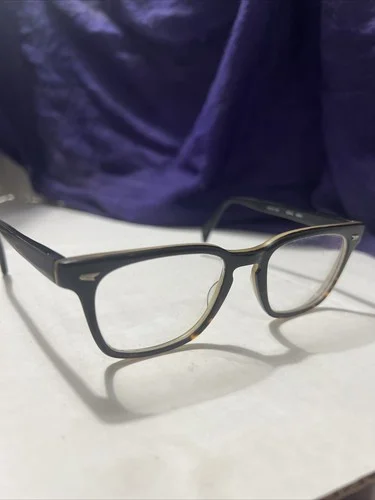 SALT Eyewear NOVAK Tortoise And Black Eyeglasses Frames Japan Discontinued VGC
