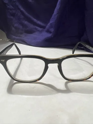 SALT Eyewear NOVAK Tortoise And Black Eyeglasses Frames Japan Discontinued VGC 2