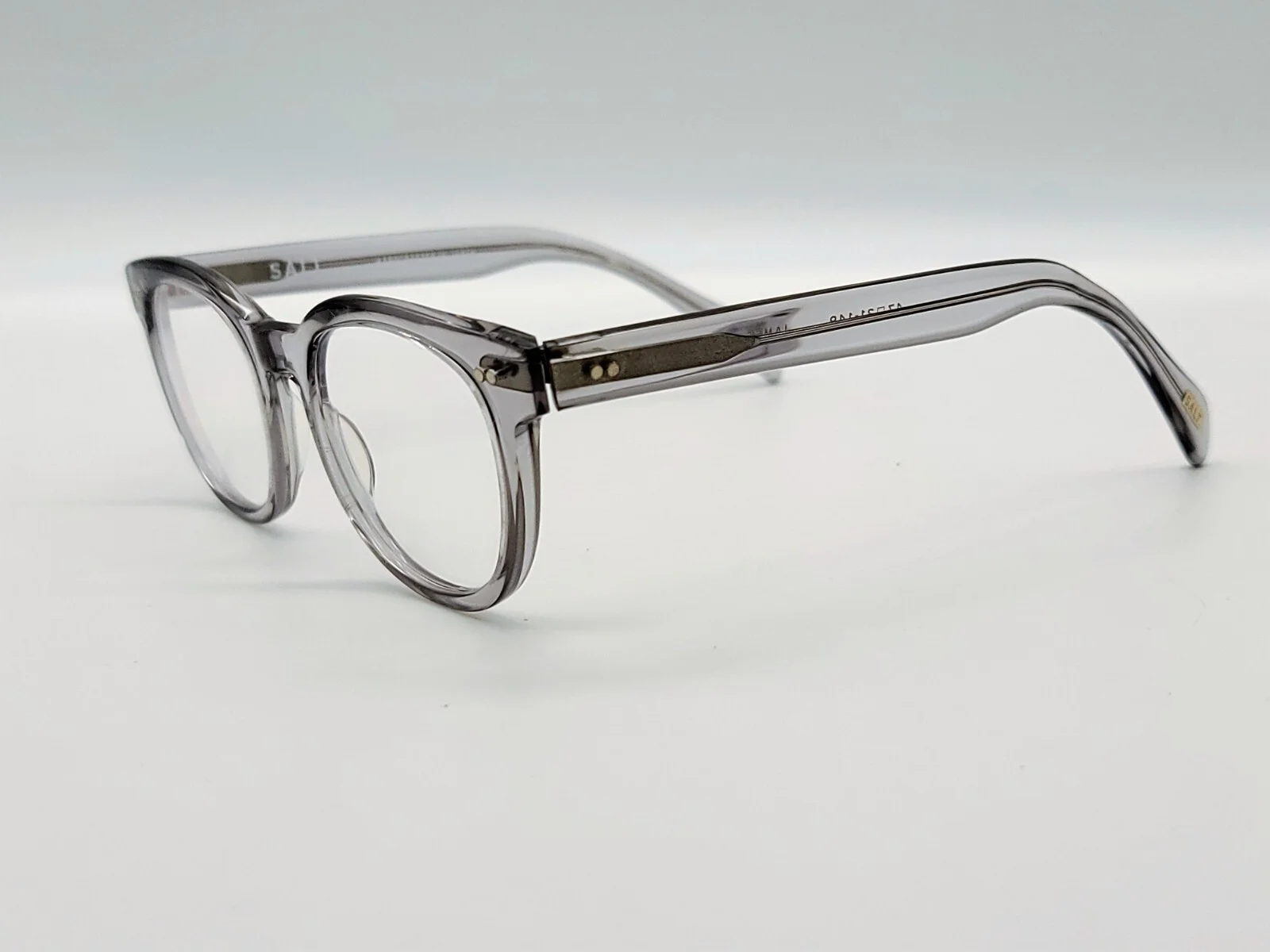 Salt James SG Translucent Gray Eyeglasses made in Japan [RARE] 2
