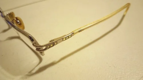 Salvatore Ferragamo Eyeglasses Frames 1737-B 611 Rose Gold Crystals 53-17-135 4