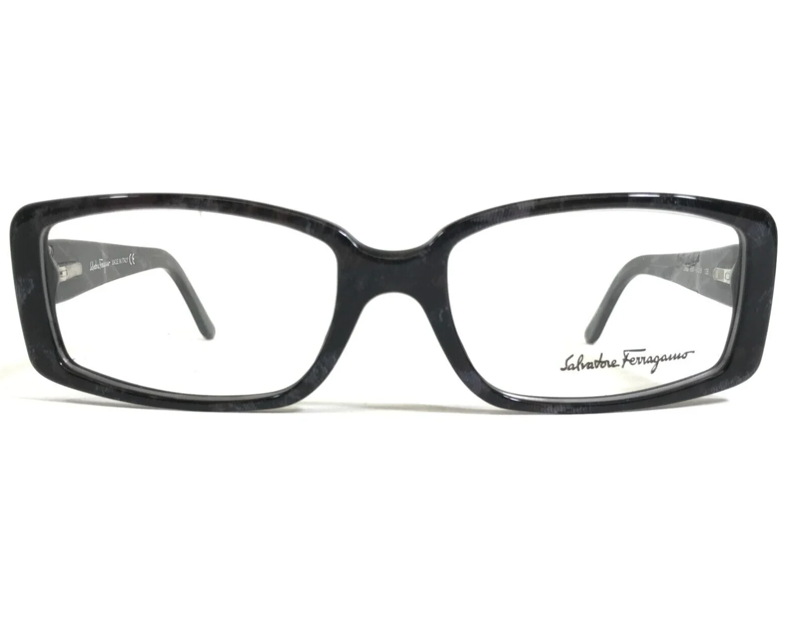 Salvatore Ferragamo Eyeglasses Frames 2632 566 Black Purple Gray 51-16-135 2