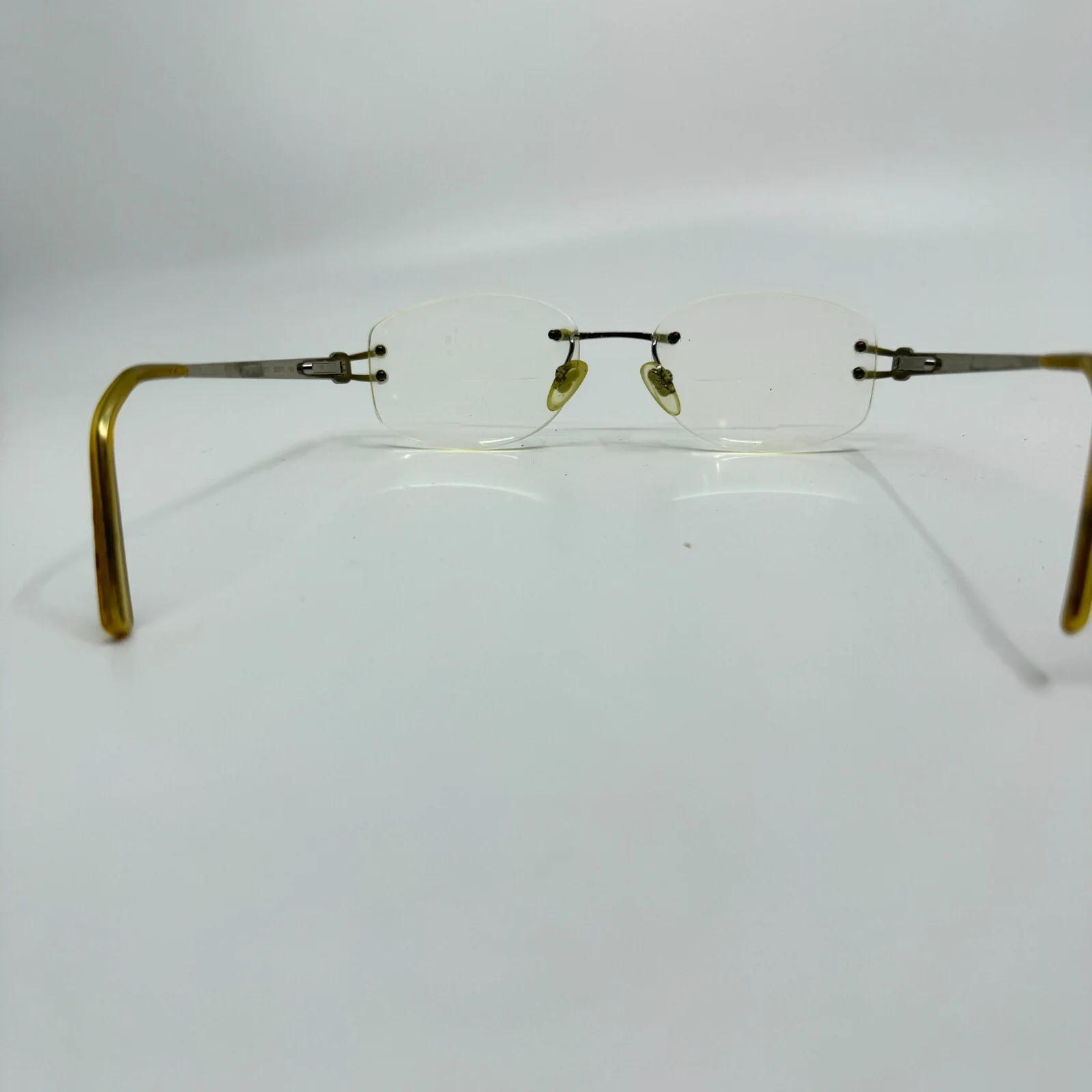 Salvatore Ferragamo Eyeglasses Frames Rimless silver 1597 511 53-17-130 H9338 3