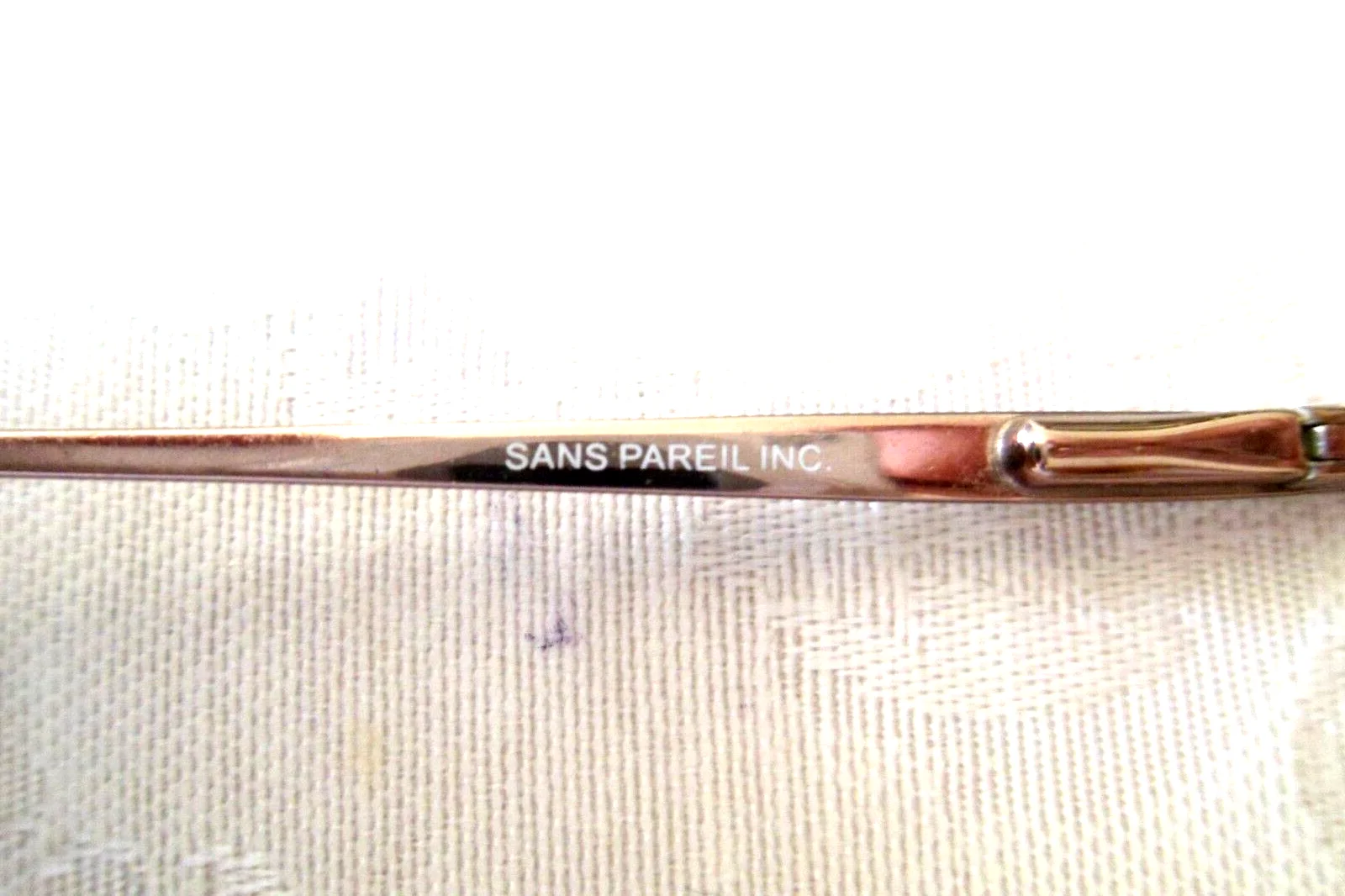Sans Pareil Linda Evans 345 Rectangular Eyeglass Frames Brown 130mm 4
