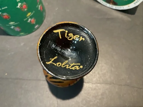 Santa Barbara Design Studio Lolita Holiday Mini WineGlass Ornament, Tiger 4